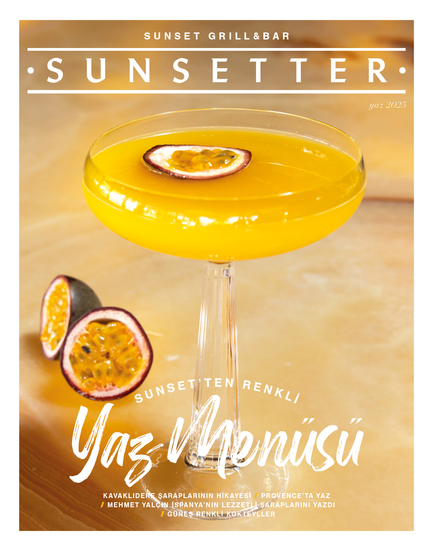 YAZ 2025 - Sunset' ten Renkli Yaz Menüsü